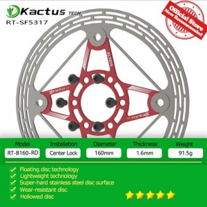 Kaitu bicycle brake disc six nail disc mountain bike road bike disc 140/160/180/203