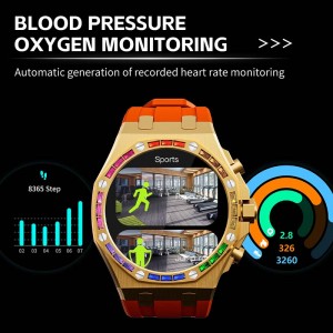 WS-38 smartwatch supports multiple languages, body temperature, blood oxygen, health, Bluetooth calls