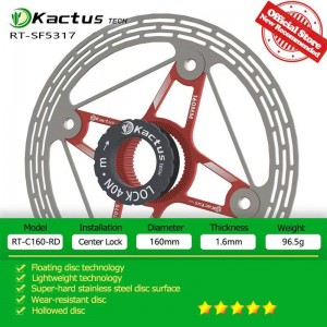 Kaitu bicycle brake disc lock disc mountain bike road bike disc 140/160/180/203