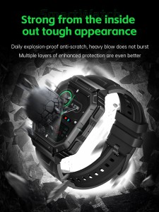 WS-5Smart Watch 1.86-inch with Call Three Defense Outdoor Exercise Heart Rate and Blood Oxygen Detection