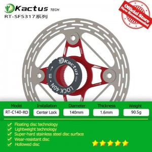 Kaitu bicycle brake disc lock disc mountain bike road bike disc 140/160/180/203